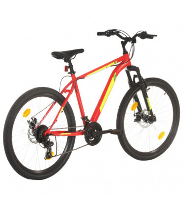 Mountain Bike 21 Speed 27.5 inch Wheel 42 cm Red