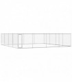 Outdoor Dog Kennel Galvanised Steel 760x760x195 cm