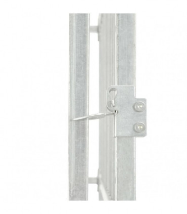 Outdoor Dog Kennel Galvanised Steel 760x760x195 cm