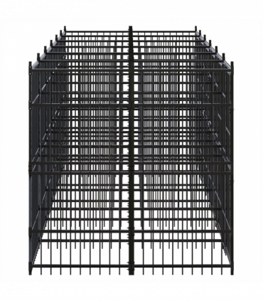 Outdoor Dog Kennel Steel 11.06 m�