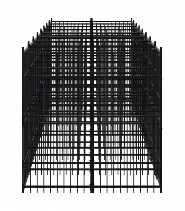 Outdoor Dog Kennel Steel 14.75 m�