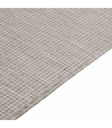 vidaXL Outdoor Flatweave Rug 100x200 cm Taupe