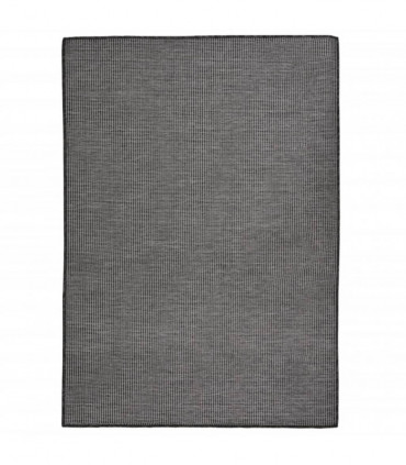 Outdoor Flatweave Rug 140x200 cm Grey