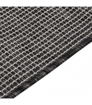 Outdoor Flatweave Rug 160x230 cm Grey