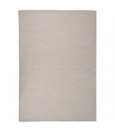 Outdoor Flatweave Rug 160x230 cm Taupe