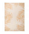Outdoor Flatweave Rug 200x280 cm Leaf Pattern
