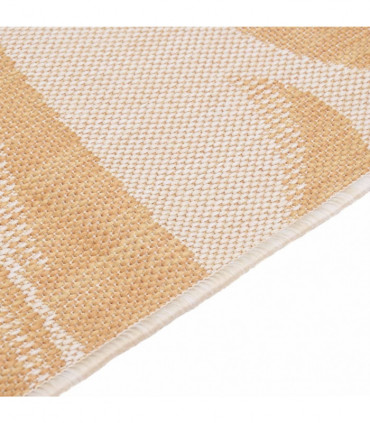 Outdoor Flatweave Rug 200x280 cm Leaf Pattern