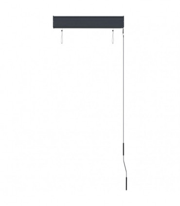 Outdoor Roller Blind 60x250 cm Orange and Brown