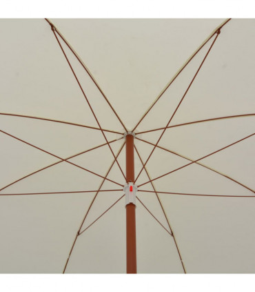 Parasol with Steel Pole 300 cm Sand
