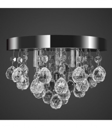Pendant Ceiling Lamp Crystal Design Chandelier Chrome