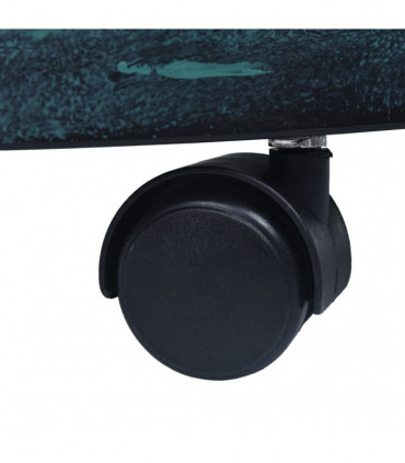 vidaXL Plant Trolleys 6 pcs Green 38 cm Plastic