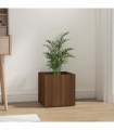 Planter Box Brown Oak 40x40x40 cm Engineered Wood
