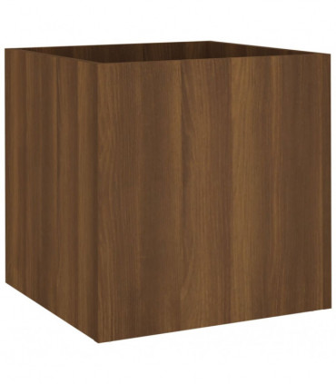 Planter Box Brown Oak 40x40x40 cm Engineered Wood