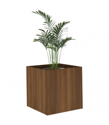Planter Box Brown Oak 40x40x40 cm Engineered Wood