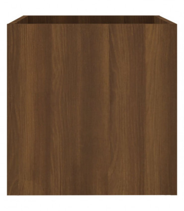 Planter Box Brown Oak 40x40x40 cm Engineered Wood