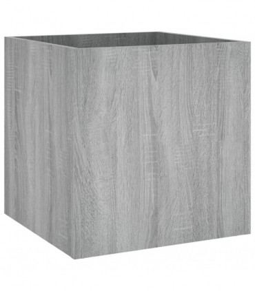Planter Box Grey Sonoma 40x40x40 cm Engineered Wood