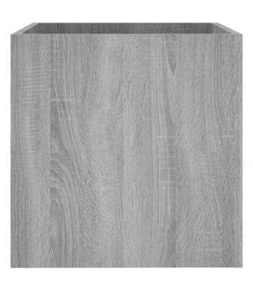 Planter Box Grey Sonoma 40x40x40 cm Engineered Wood