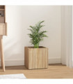 Planter Box Sonoma Oak 40x40x40 cm Engineered Wood