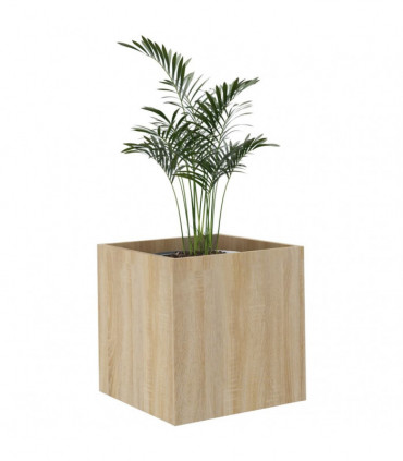Planter Box Sonoma Oak 40x40x40 cm Engineered Wood
