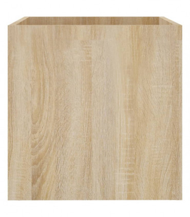 Planter Box Sonoma Oak 40x40x40 cm Engineered Wood