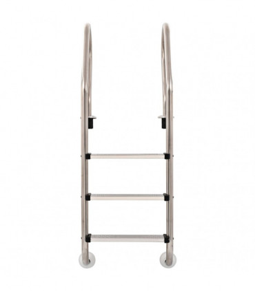 vidaXL Pool Ladder 3 Steps Stainless Steel 304 120 cm