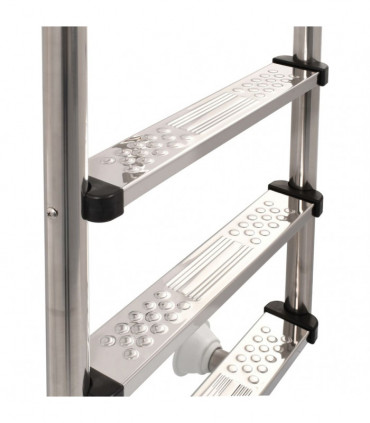 vidaXL Pool Ladder 3 Steps Stainless Steel 304 120 cm