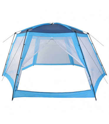 Pool Tent Fabric 590x520x250 cm Blue