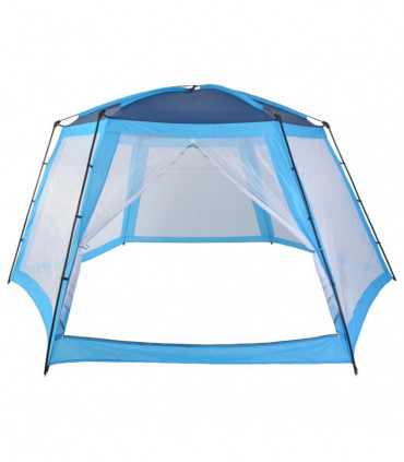 Pool Tent Fabric 590x520x250 cm Blue