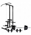 Power Tower with Barbell and Dumbbell Set 60.5 kg