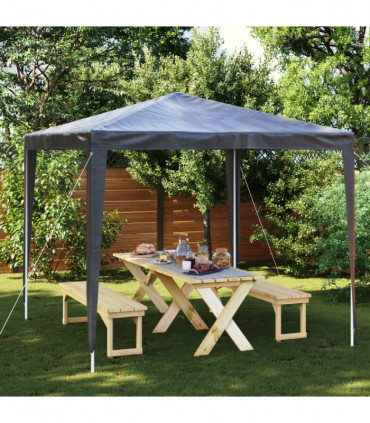 vidaXL Professional Party Tent 2.5x2.5 m Anthracite 90 g/m²