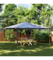 vidaXL Professional Party Tent 4x4 m Anthracite 90 g/m²