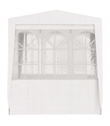 Professional Party Tent with Side Walls 2x2 m White 90 g/m²