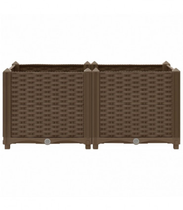 Raised Bed 80x40x38 cm Polypropylene