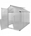 Reinforced Aluminium Greenhouse with Base Frame 4.6 m²