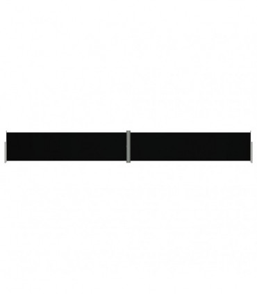 Retractable Side Awning Black 160x1200 cm