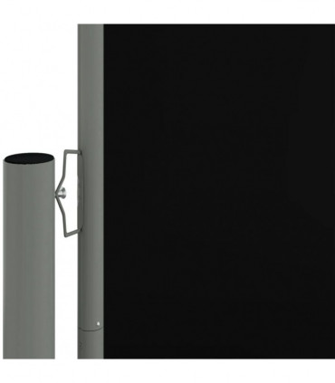 Retractable Side Awning Black 160x1200 cm