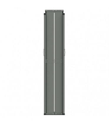 Retractable Side Awning Black 200x1000 cm