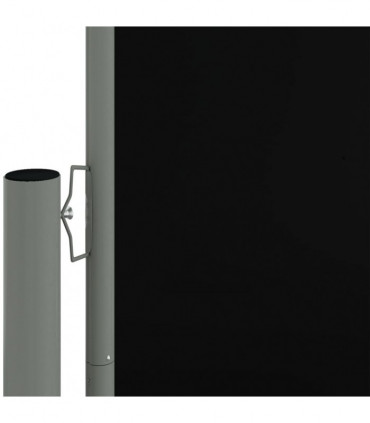 Retractable Side Awning Black 200x1200 cm
