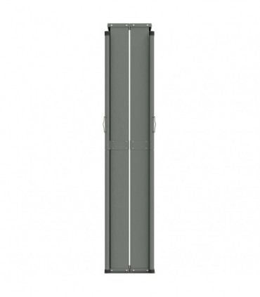 Retractable Side Awning Black 220x1000 cm