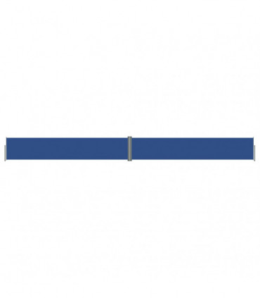 Retractable Side Awning Blue 117x1200 cm