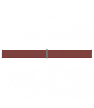 Retractable Side Awning Brown 117x1200 cm