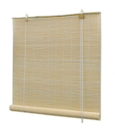 Roller Blind Bamboo 100x220 cm Natural