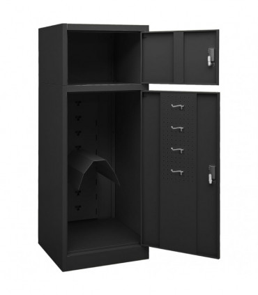 Saddle Cabinet Anthracite 53x53x140 cm Steel