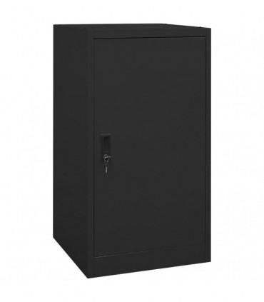 Saddle Cabinet Black 53x53x105 cm Steel