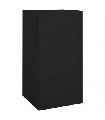 Saddle Cabinet Black 53x53x105 cm Steel