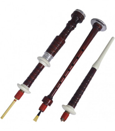 Scottish Great Highland Bagpipe Red Royal Steward Tartan