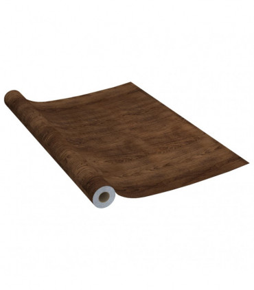 Self-adhesive Door Films 2 pcs Dark Oak 210x90 cm PVC