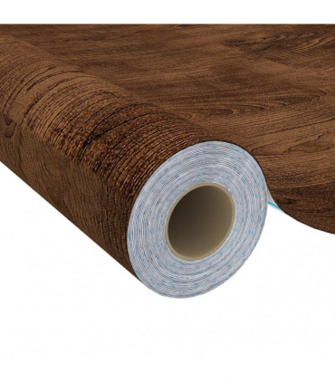 Self-adhesive Door Films 2 pcs Dark Oak 210x90 cm PVC