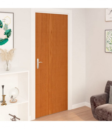 Self-adhesive Door Films 2 pcs Light Oak 210x90 cm PVC