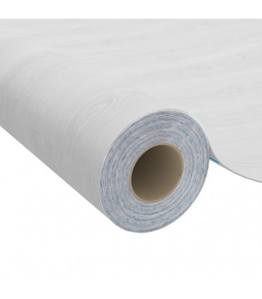 Self-adhesive Door Films 2 pcs White Wood 210x90 cm PVC